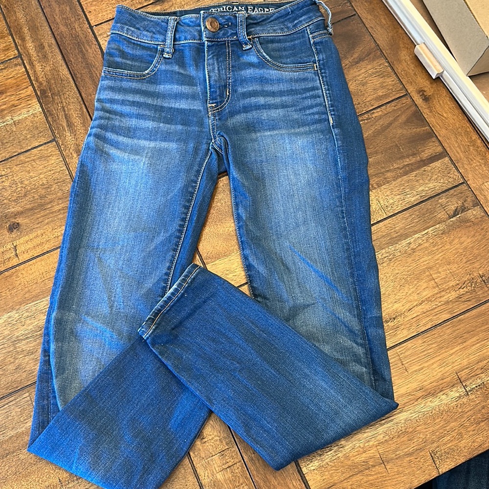 American eagle jeggings size double 0 short